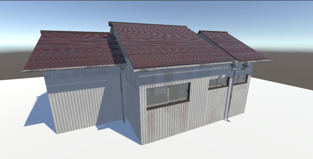 【VRChat対応】 家 3Dモデル 内装付き