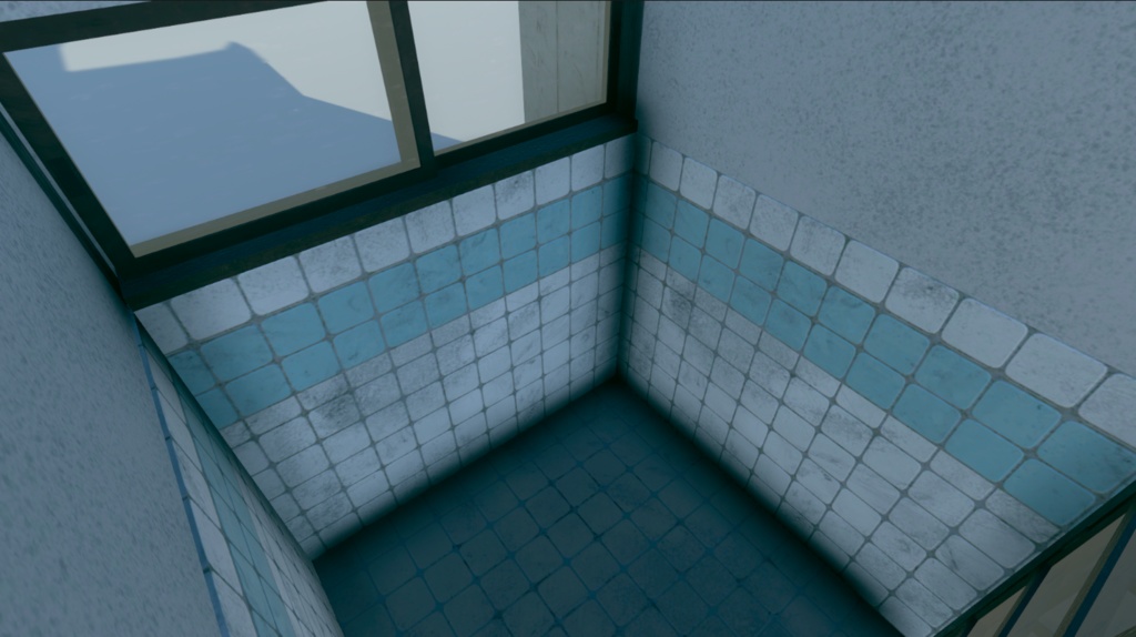 【Unity VRChat Blender】家8 3Dモデル 内装外装付き