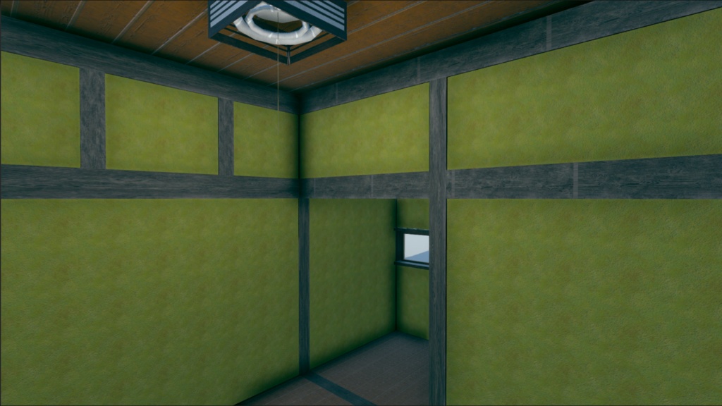 【Unity VRChat Blender】家8 3Dモデル 内装外装付き