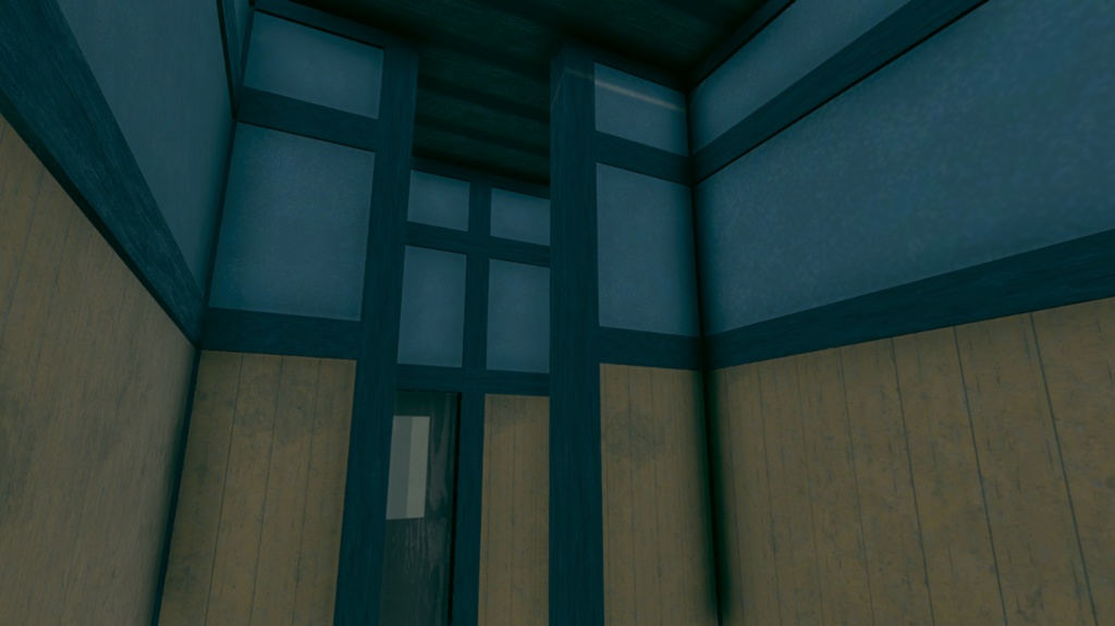 【VRChat、Unity対応】日本家屋 内装外装付き ふすまや窓つき