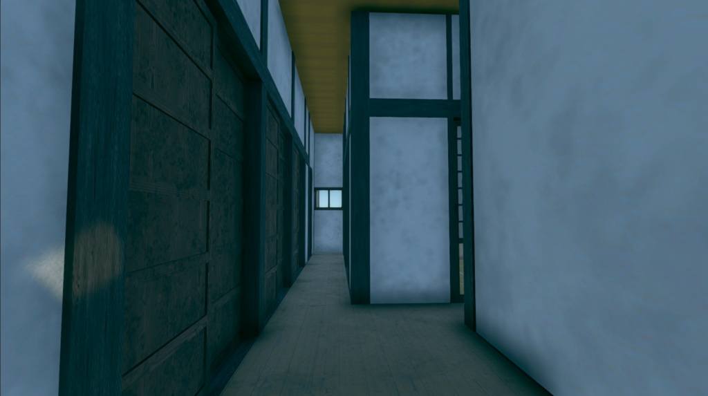 【VRChat、Unity対応】日本家屋 内装外装付き ふすまや窓つき