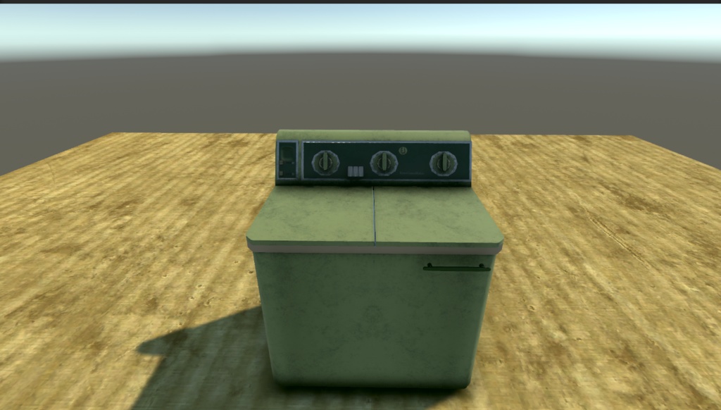 【3Dモデル】昭和レトロな洗濯機