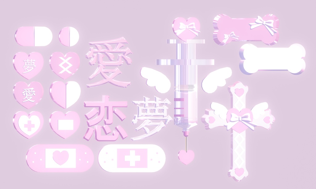 YUMEKOI medical hair acc