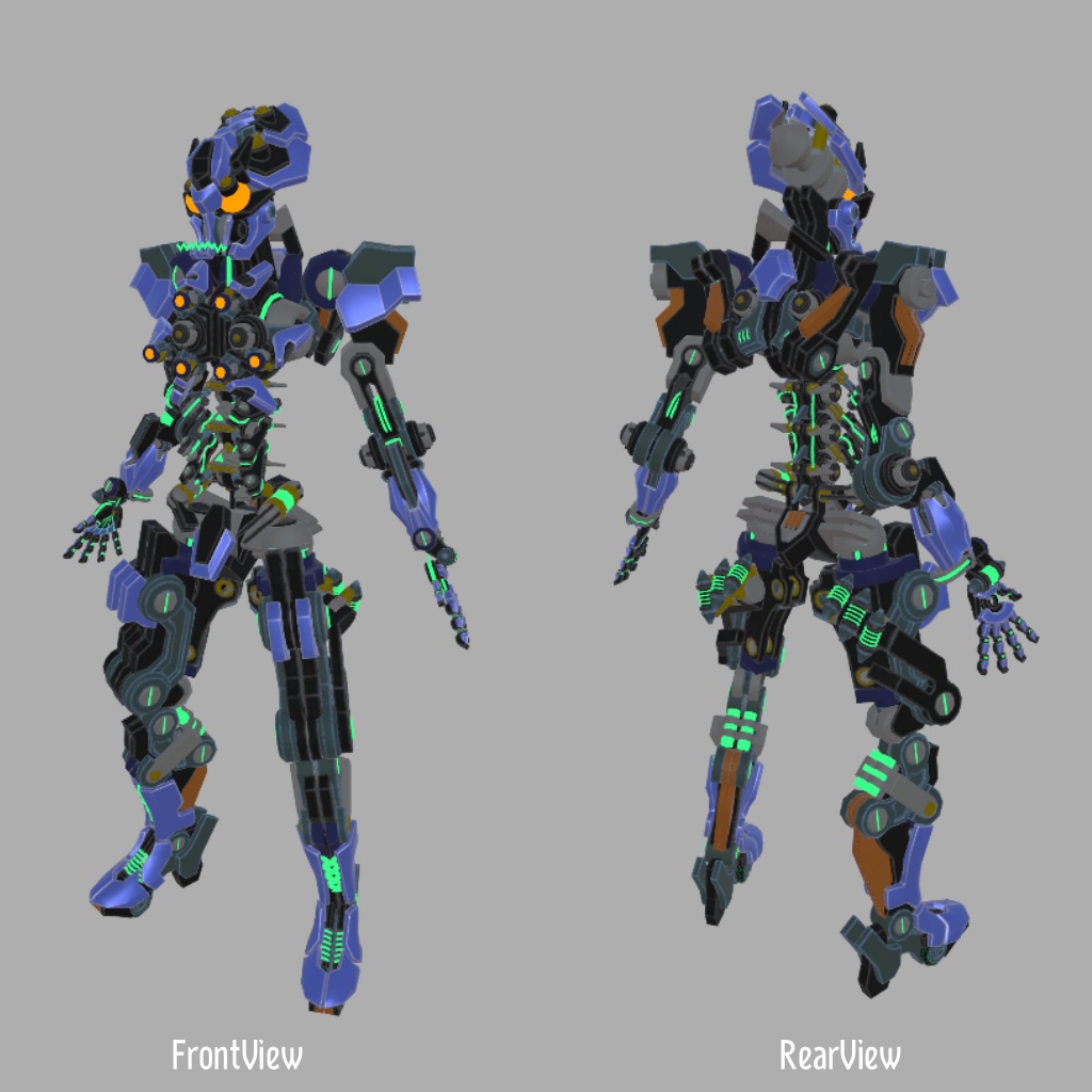 「蜘蛛憑(クモツキ) 」VRChat向けオリジナルメカアバター