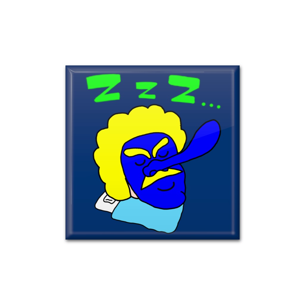 青天狗缶バッジ（ZｚZ）