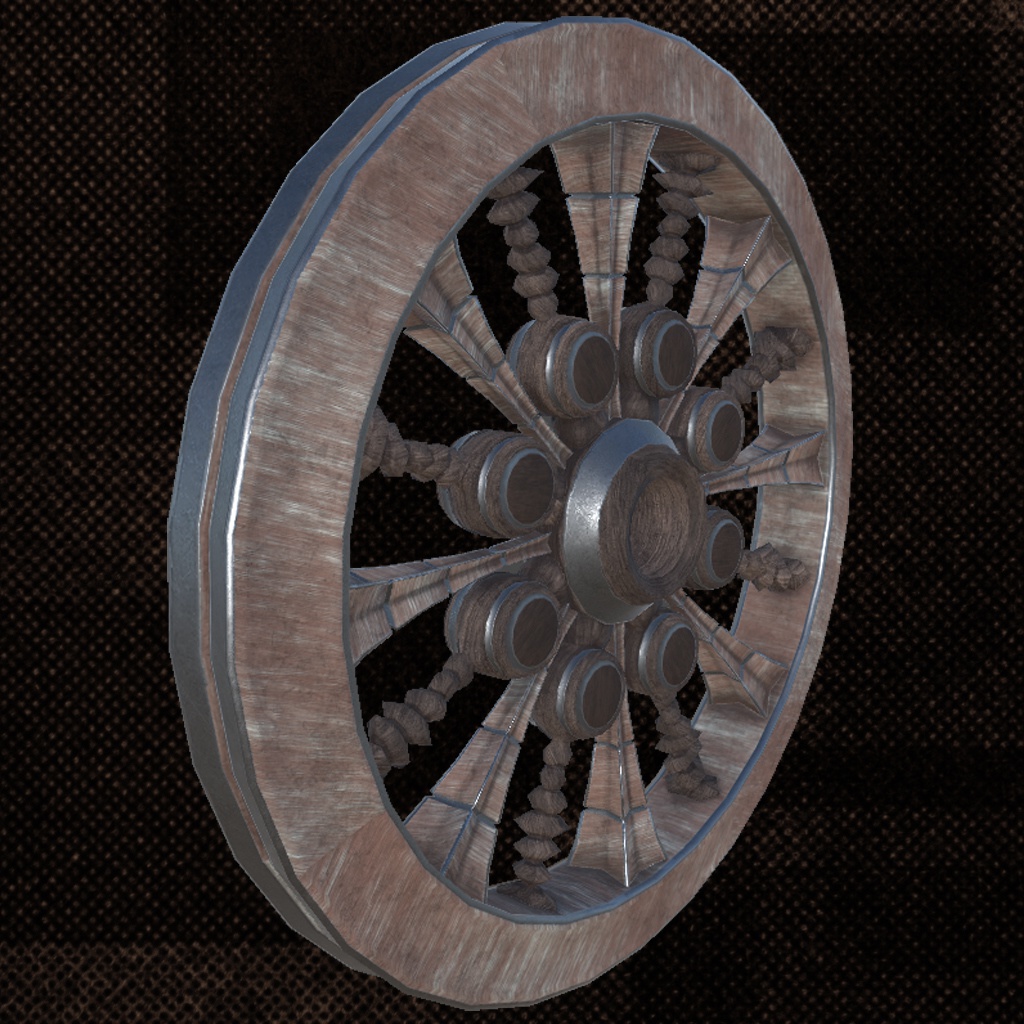 運命の車輪【3Dモデル】