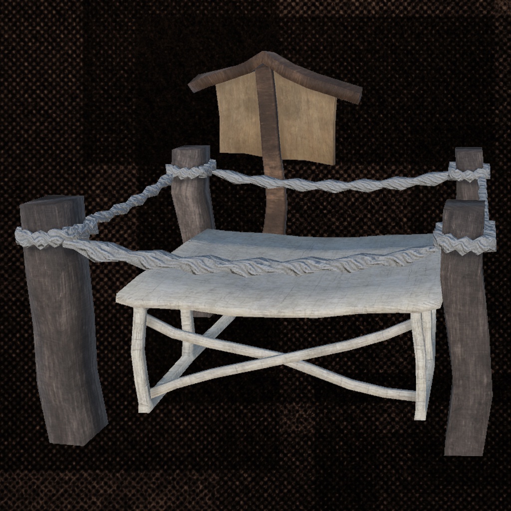 祭壇と立札【3Dモデル】