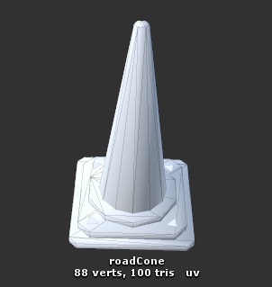 【△100】100ポリゴン ロードコーン & △100ポリゴン コーンバー カラーバリエーション11色セット 物理セットアップ済み