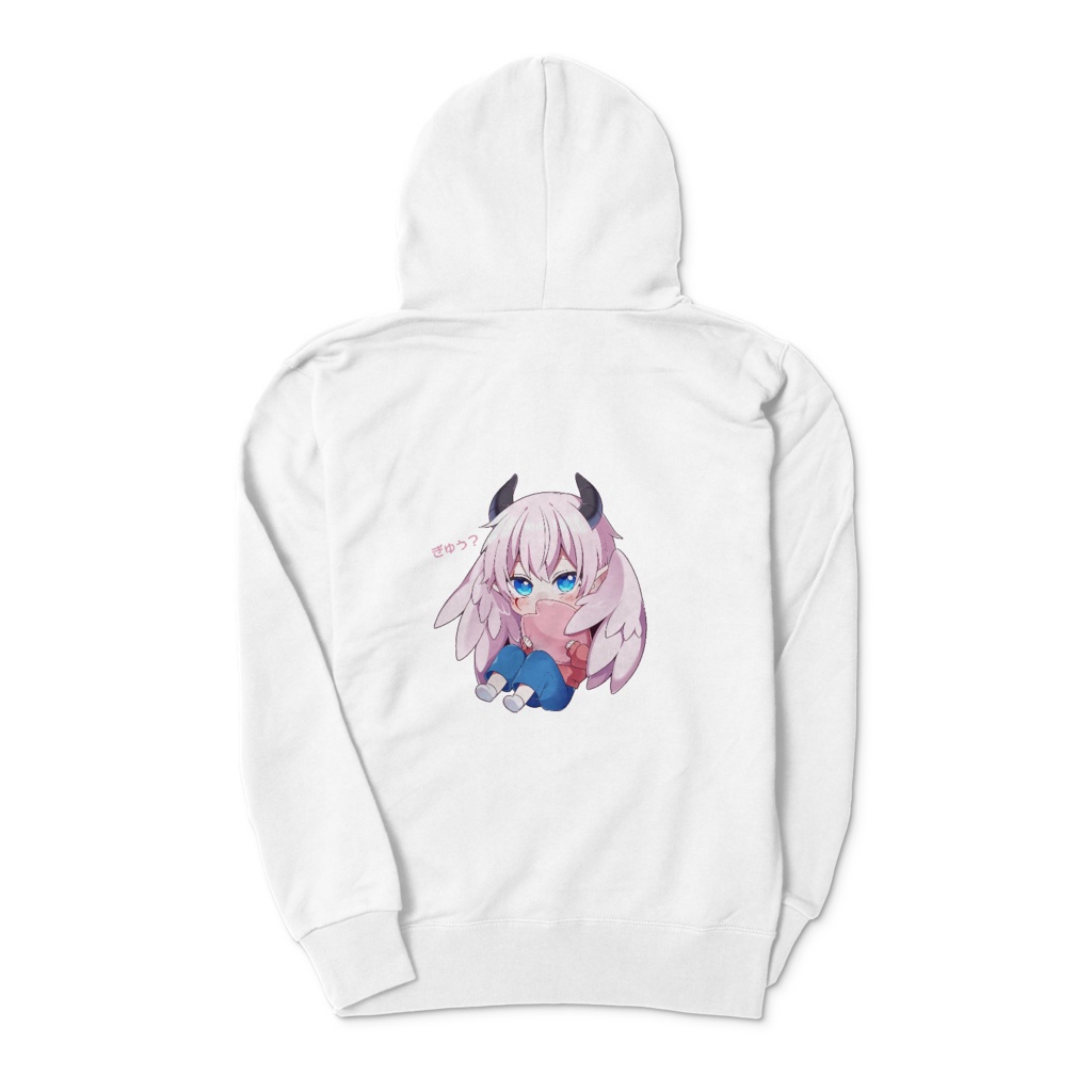 まみおジップパーカー<ホワイト>