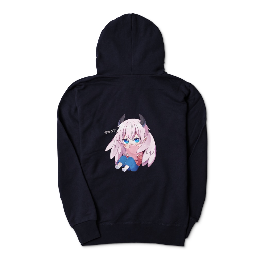 まみおジップパーカー<ネイビー>