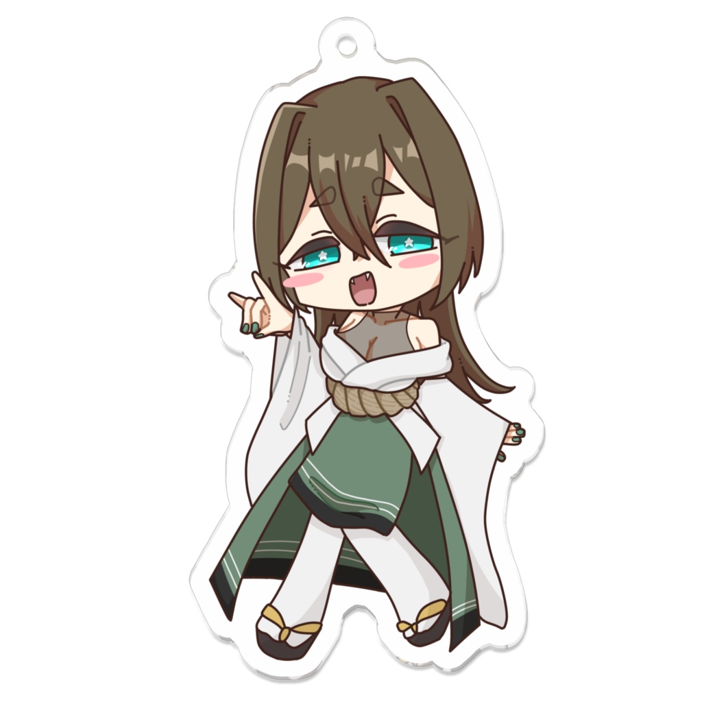 耳なし下沢なちアクリルキーホルダー