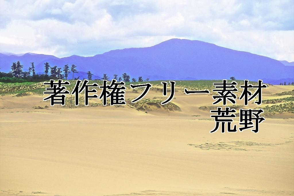 著作権フリー素材（荒野）