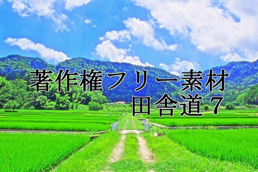著作権フリー素材（田舎道７）
