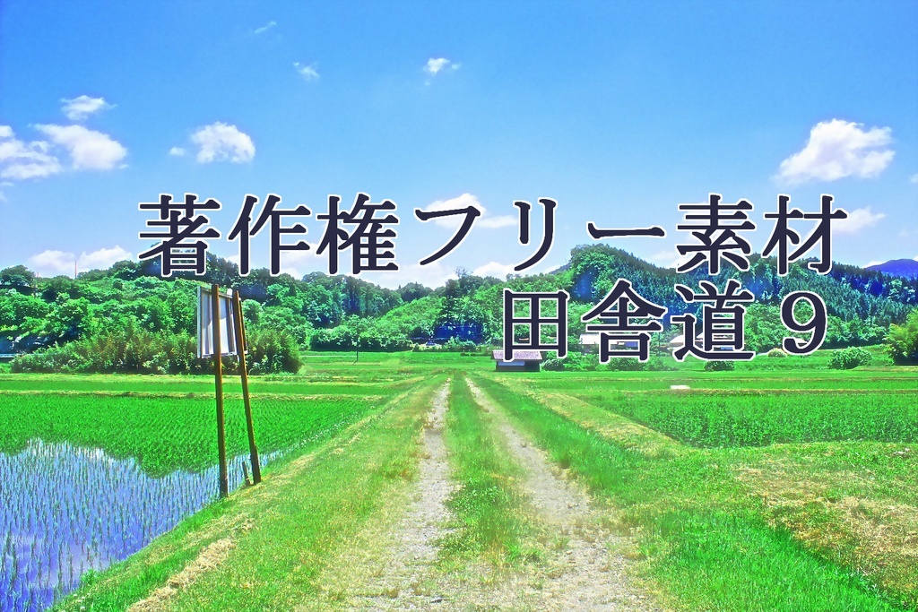 著作権フリー素材（田舎道９）