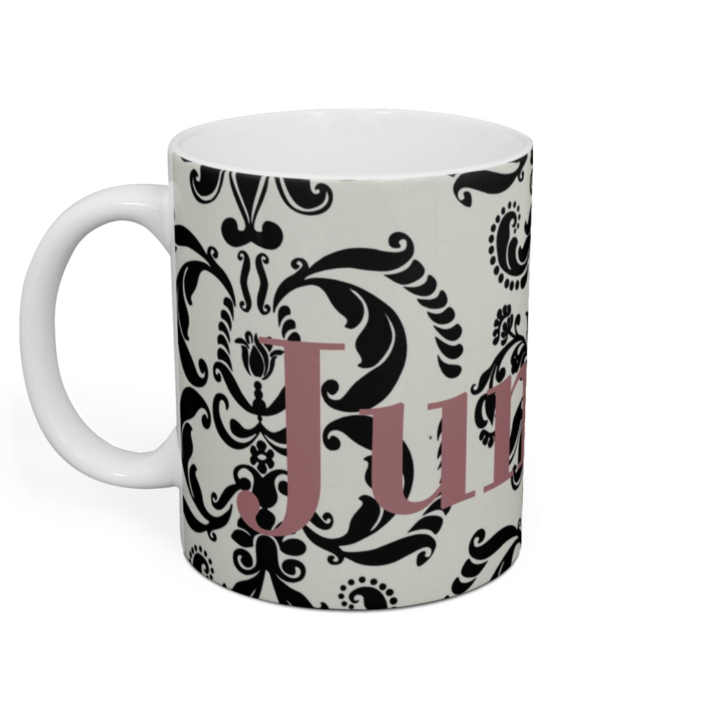 ダマスク柄マグカップ