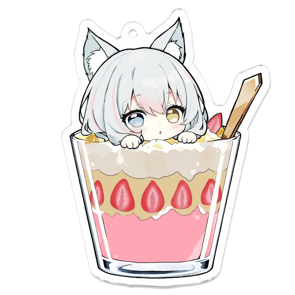 【常設グッズ】ぱふぇりアクリルキーホルダー