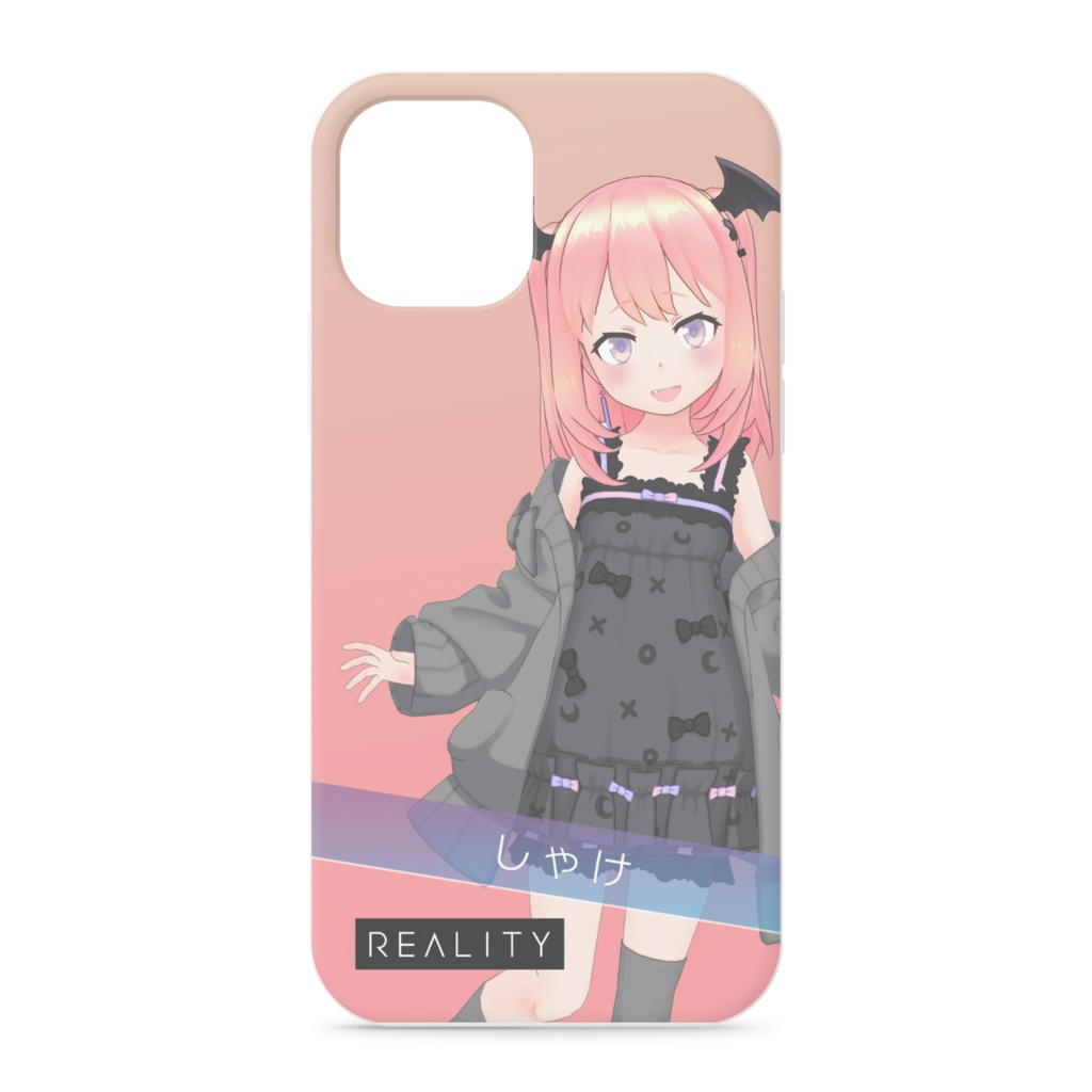 iPhoneケース　しゃけ