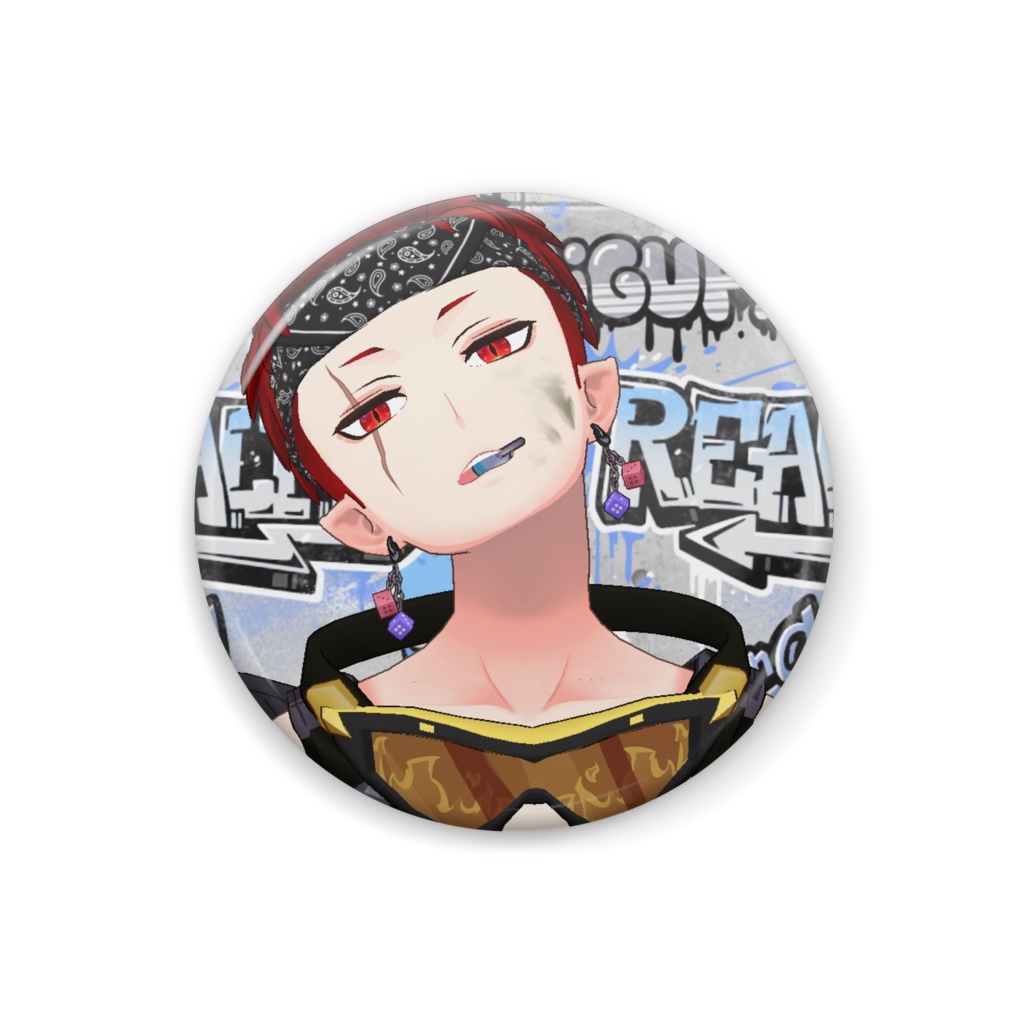 缶バッジ　れおれお