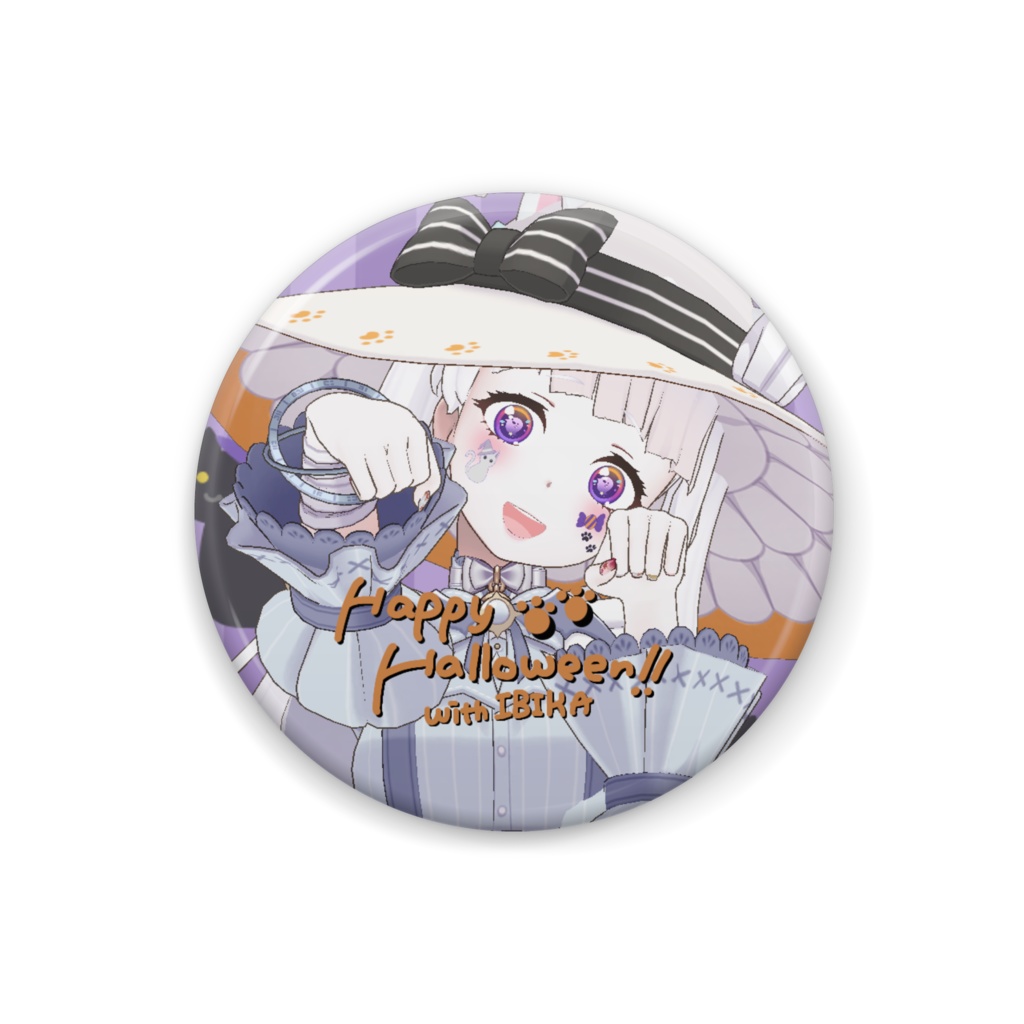 【イビカ】ハロウィングッズ-缶バッジ