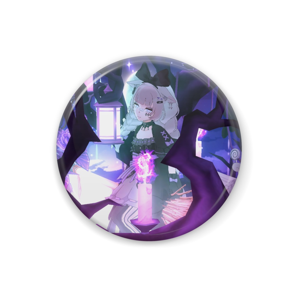 【おぱる。】ハロウィングッズ-缶バッジ