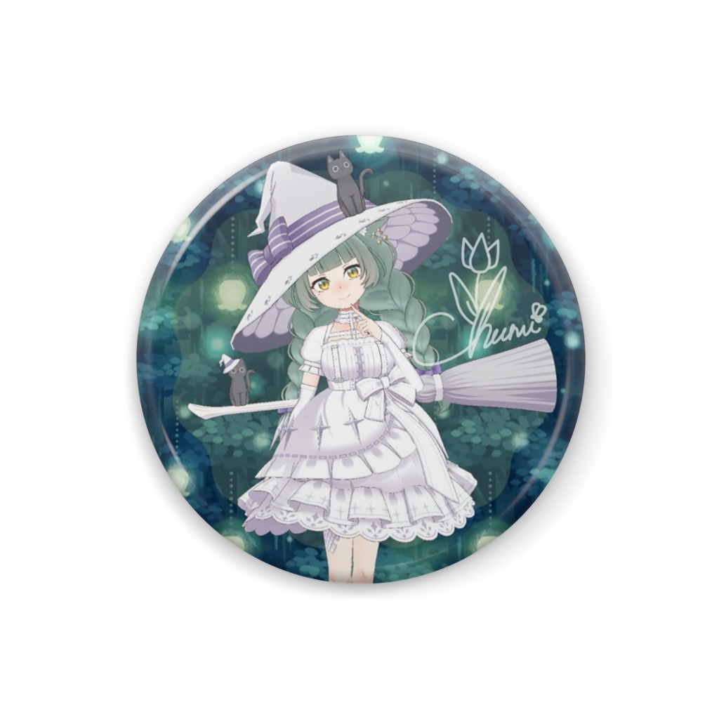 【ちゅみ】ハロウィングッズ-缶バッジ