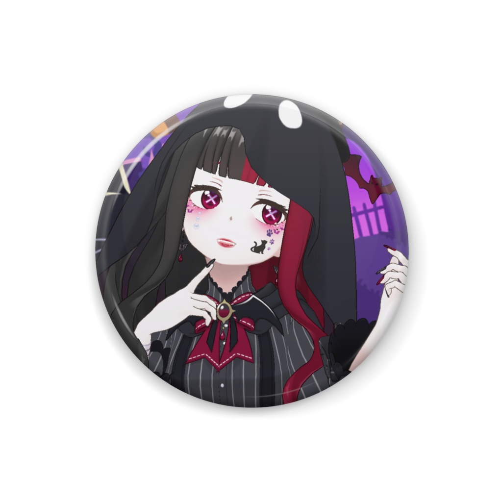 【ちゅんデレSioN】ハロウィングッズ-缶バッジ