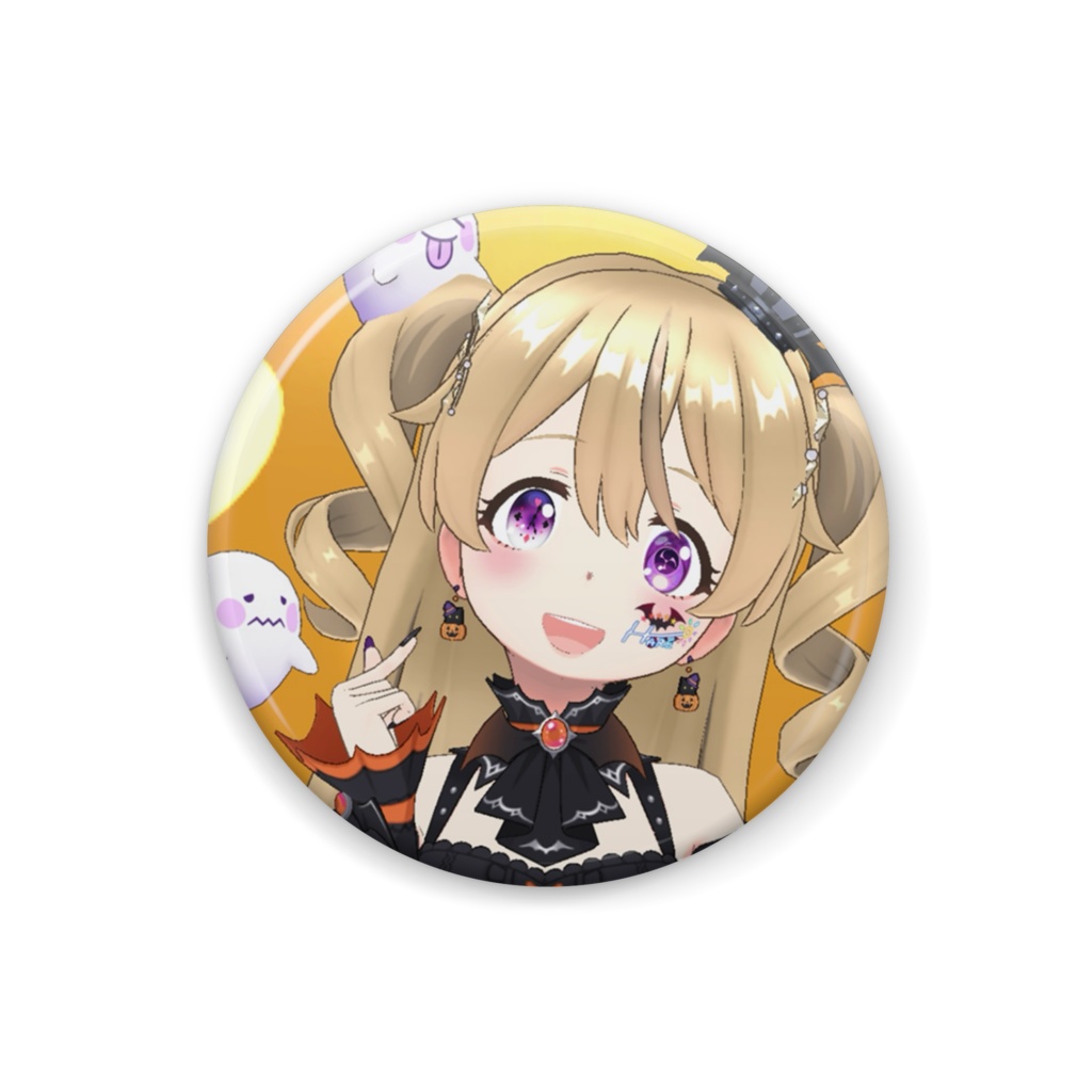 【はれちゃん】ハロウィングッズ-缶バッジ