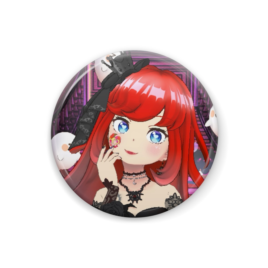 【ルバート・ぽっぽ】ハロウィングッズ-缶バッジ