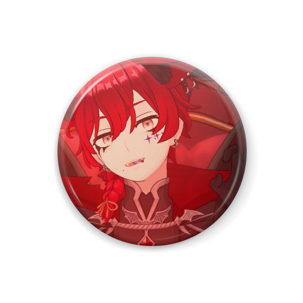 【焔緋燈也】ハロウィングッズ-缶バッジ