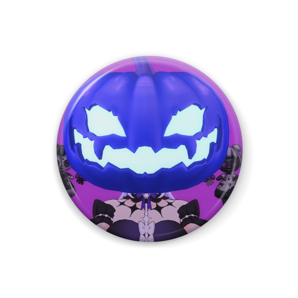【歌い手ミツハ】ハロウィングッズ-缶バッジ