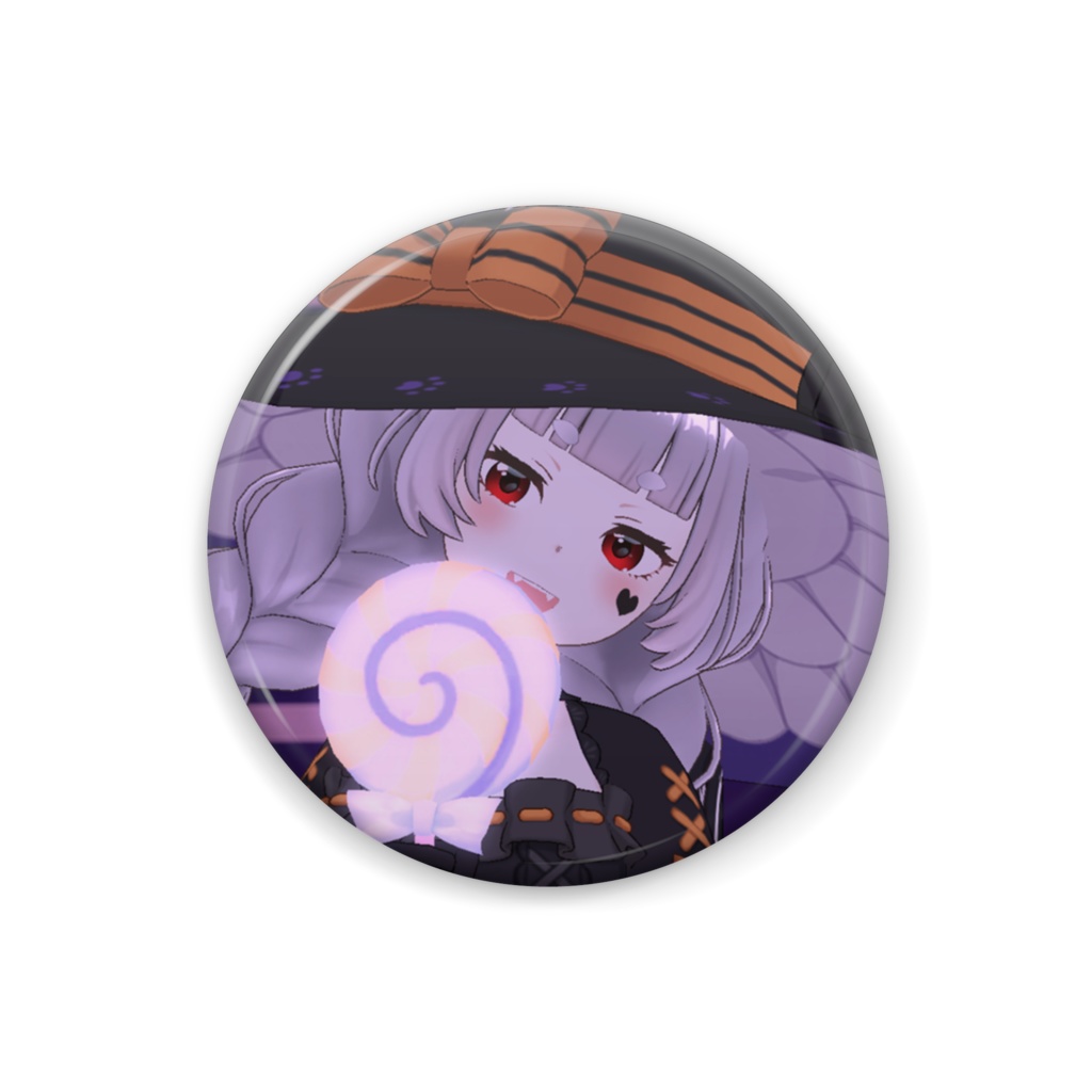 【花染和歌】ハロウィングッズ-缶バッジ