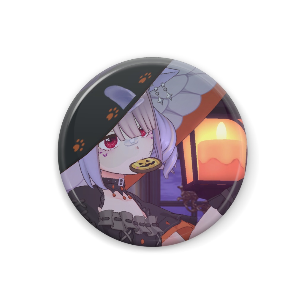 【甘味 紅茶】ハロウィングッズ-缶バッジ