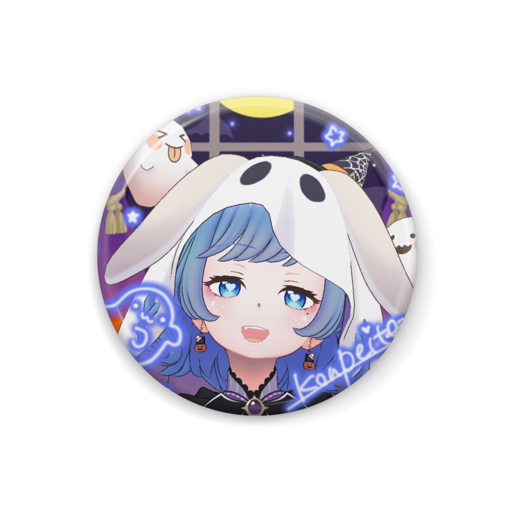 【金平糖*】ハロウィングッズ-缶バッジ