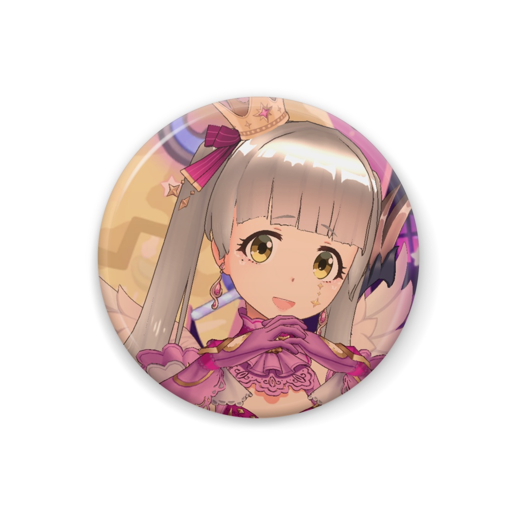 【駒鳥ひなの】ハロウィングッズ-缶バッジ