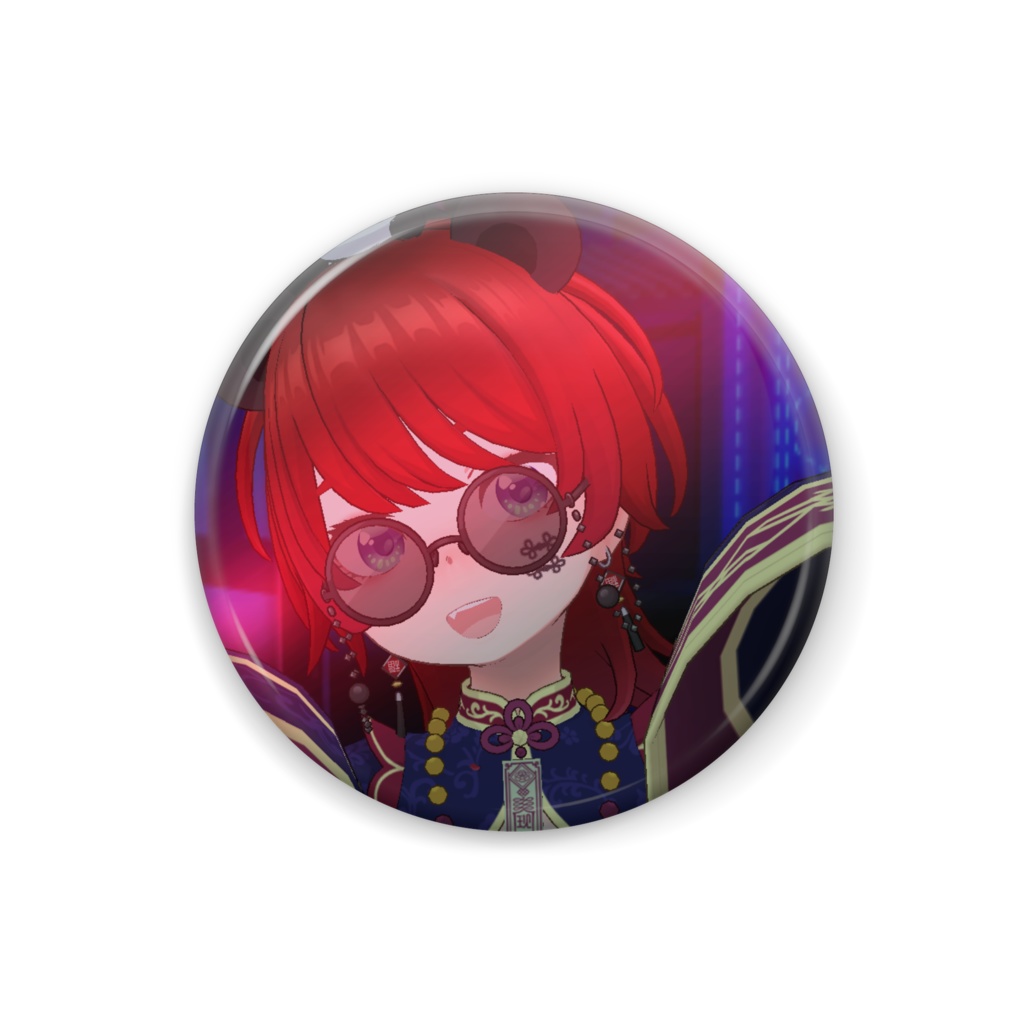 【向坂にがり】ハロウィングッズ-缶バッジ