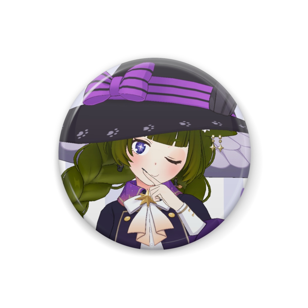 【茶柱ゆのみ】ハロウィングッズ-缶バッジ