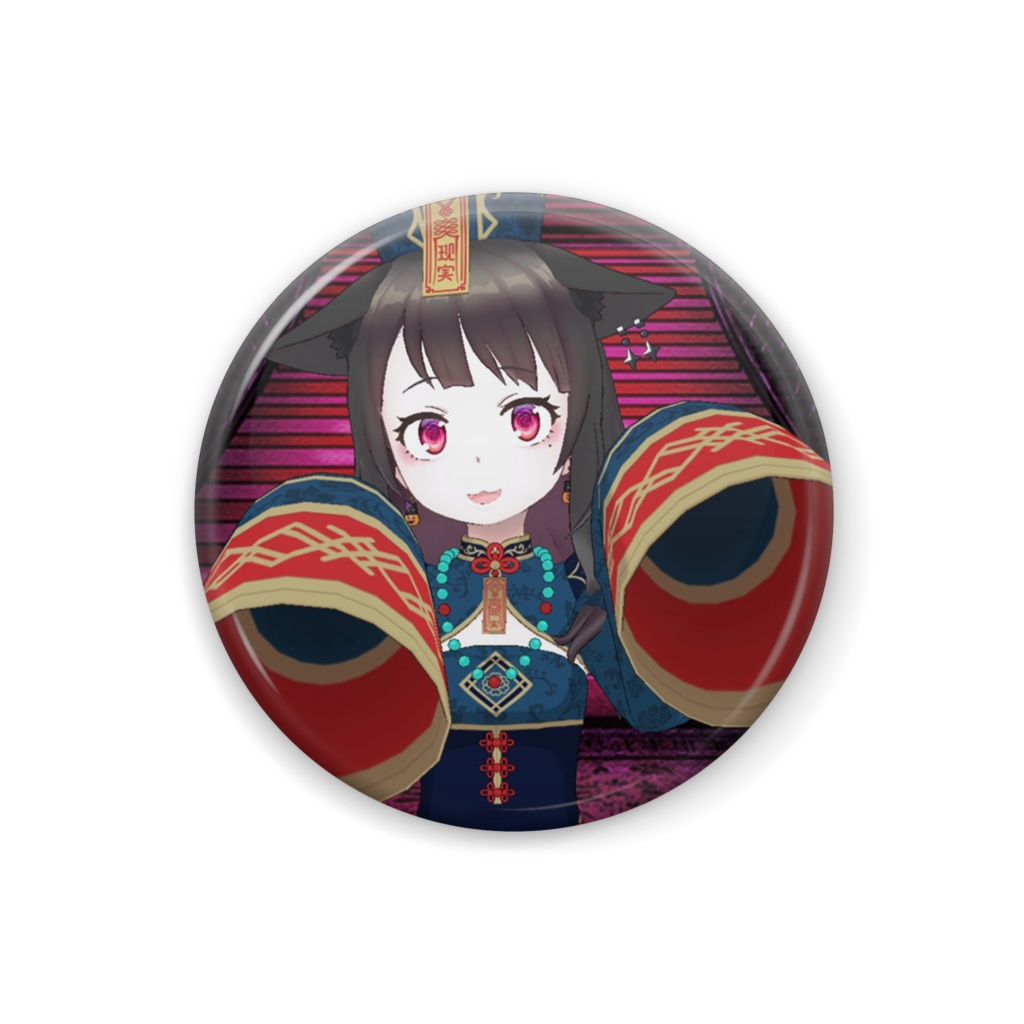 【微熱ちゃん】ハロウィングッズ-缶バッジ