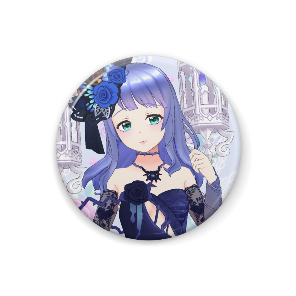 【風吹けば那々詩】ハロウィングッズ-缶バッジ