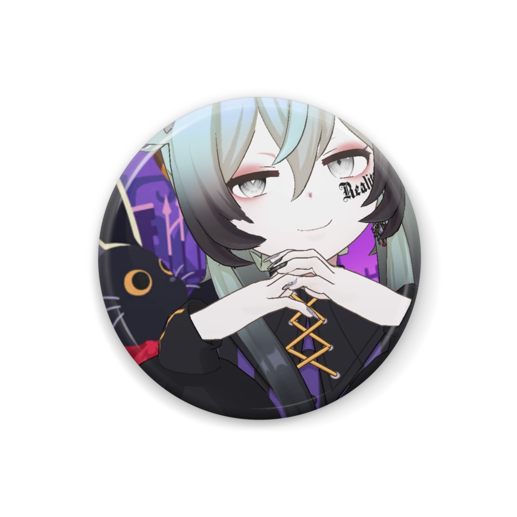 【弥生いと】ハロウィングッズ-缶バッジ