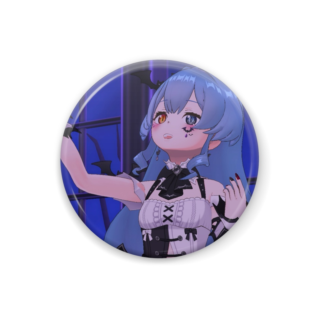 【涼風七星】ハロウィングッズ-缶バッジ