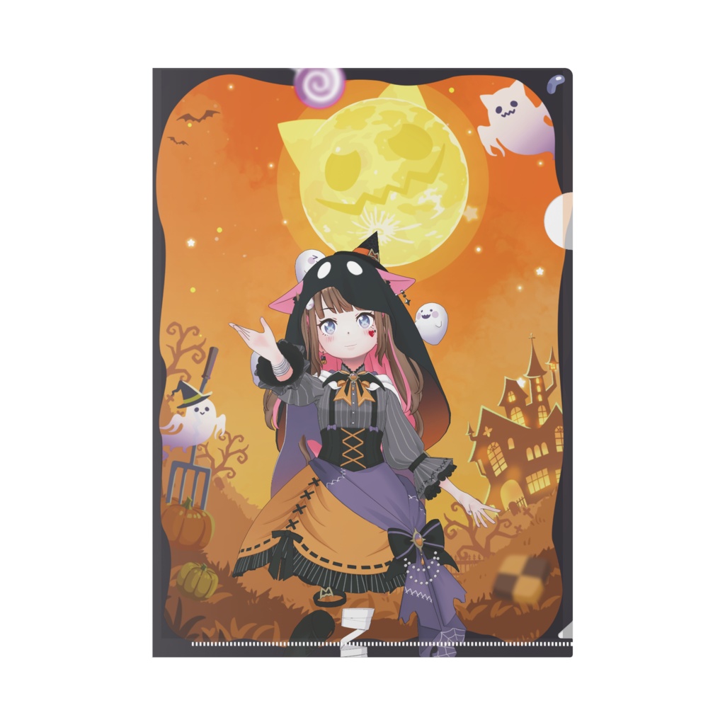 【38B(みやび)】ハロウィングッズ-クリアファイル