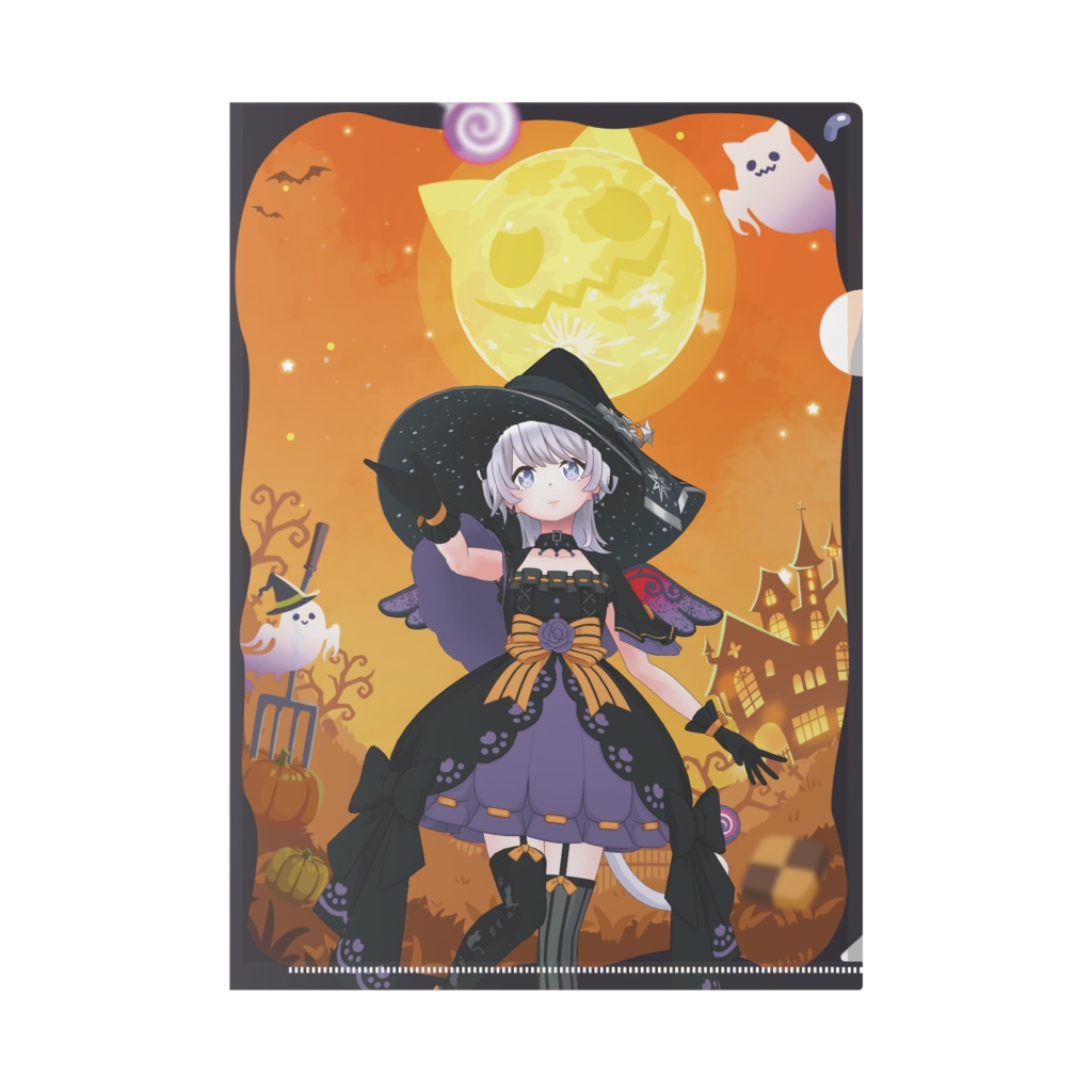 【Aie Kanon】ハロウィングッズ-クリアファイル