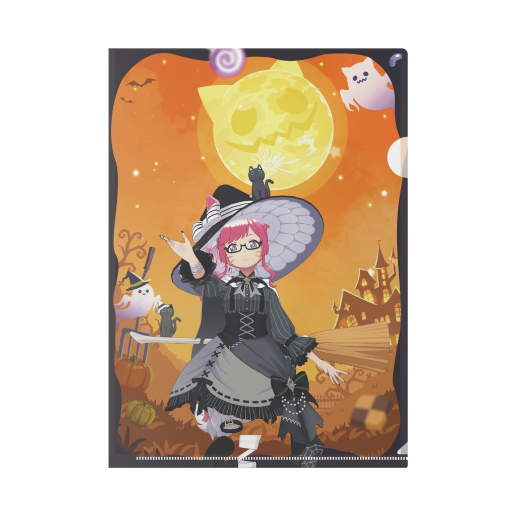 【D・ニキ】ハロウィングッズ-クリアファイル