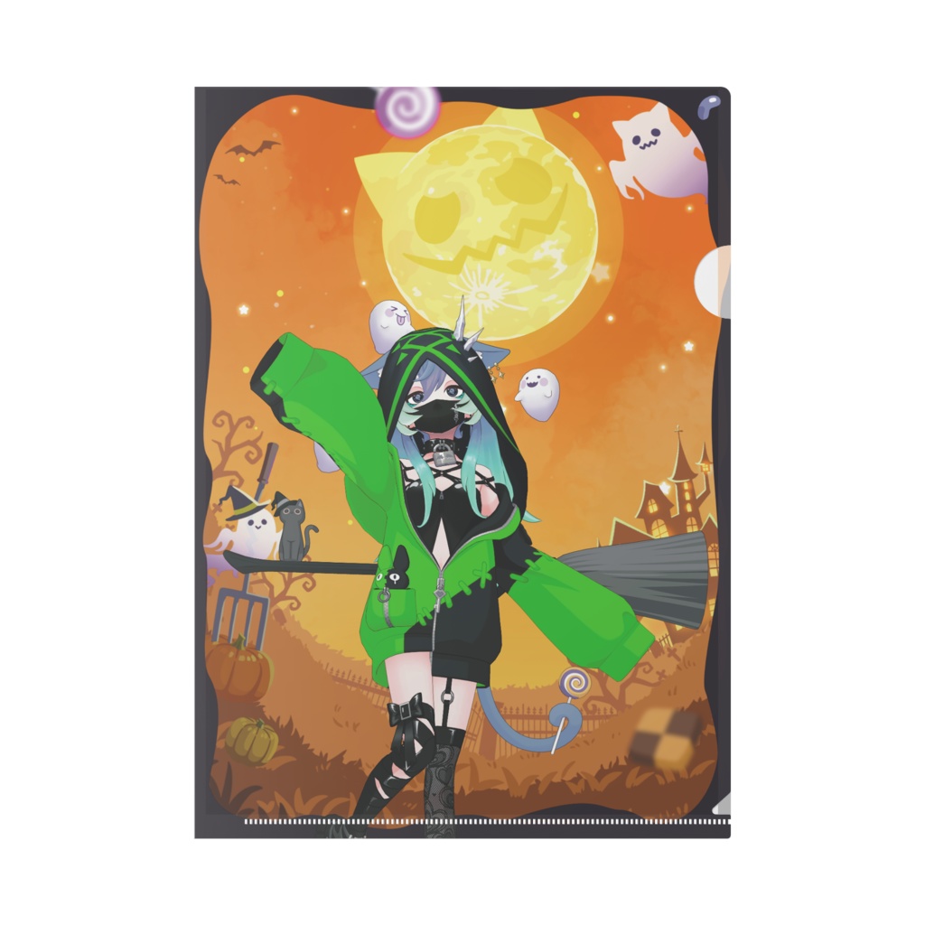 【naru】ハロウィングッズ-クリアファイル