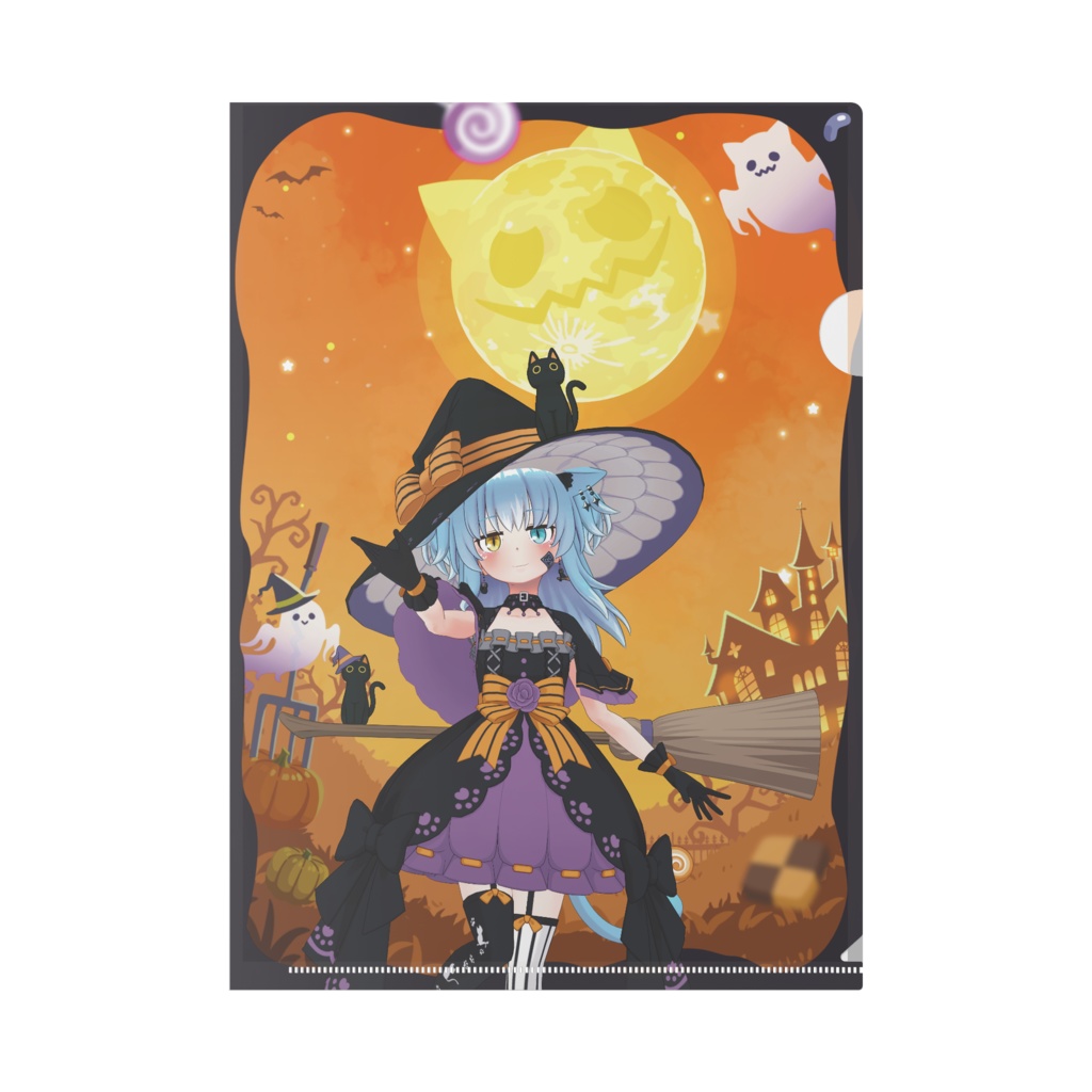 【アオ】ハロウィングッズ-クリアファイル