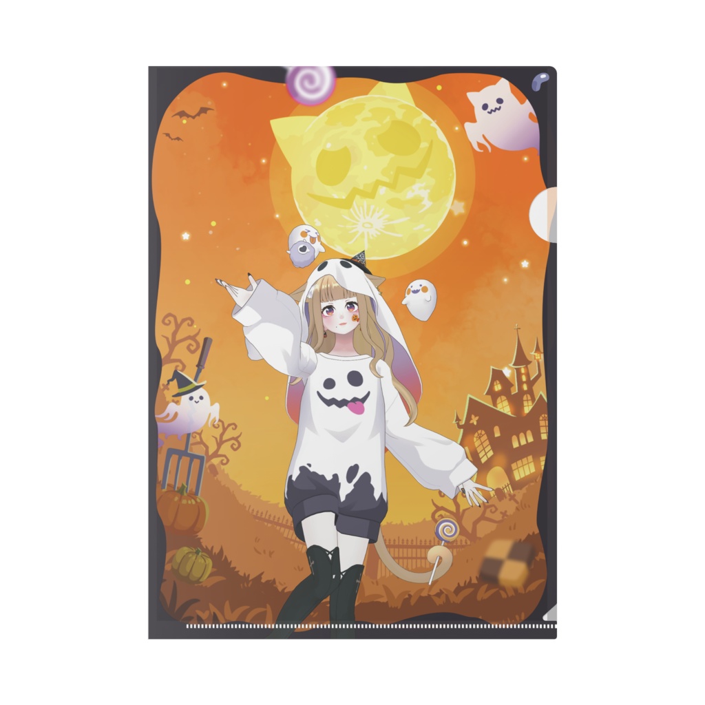 【あちゃん】ハロウィングッズ-クリアファイル