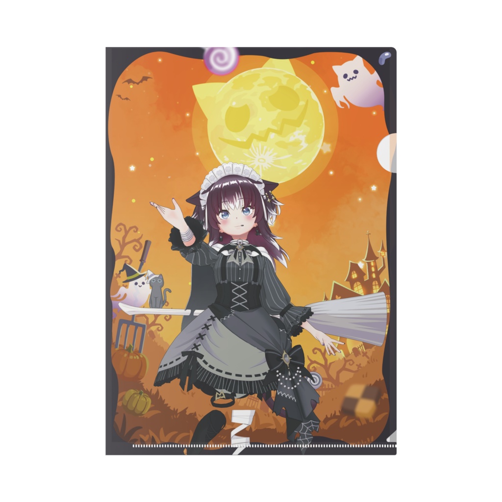 【あひる@のり弁】ハロウィングッズ-クリアファイル