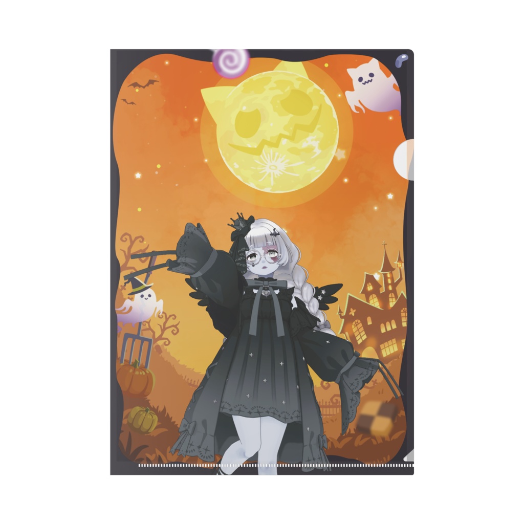 【あめすチャーン】ハロウィングッズ-クリアファイル