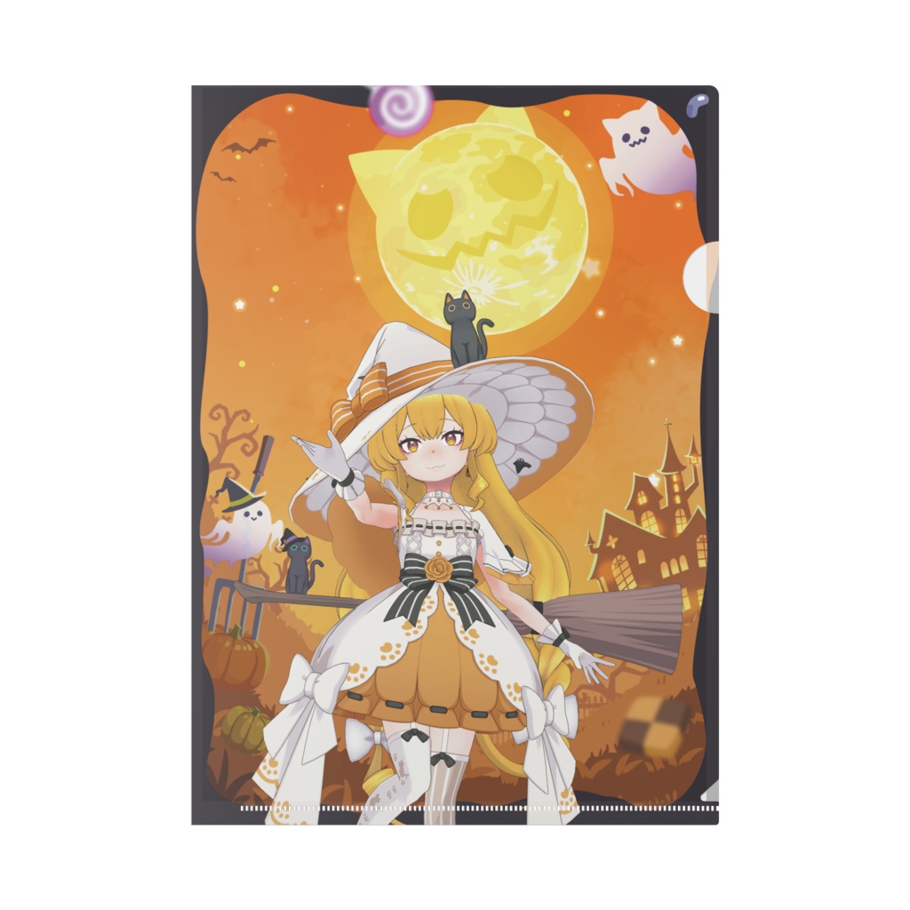 【えびふらい】ハロウィングッズ-クリアファイル