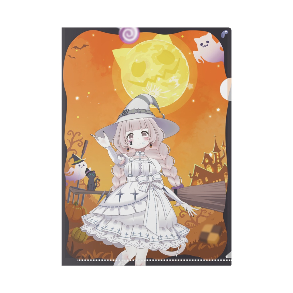 【おもち】ハロウィングッズ-クリアファイル